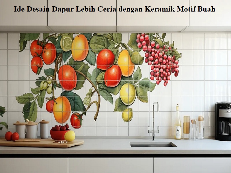 Keramik Motif Buah