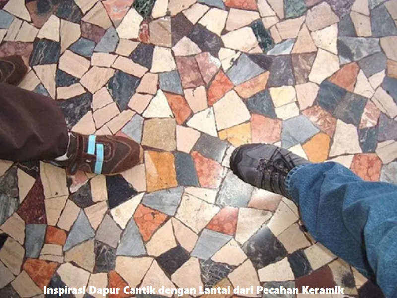 Lantai dari Pecahan Keramik